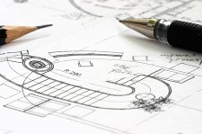 Image of a construction blueprint