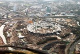 The London Olympic complex under construction